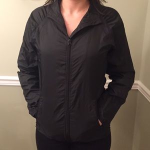 *Last chance* black windbreaker zip up jacket